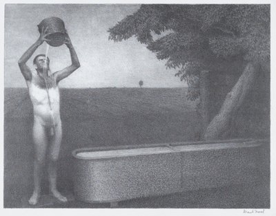 Fülledt éjszaka, 1939 alkotó: Grant Wood