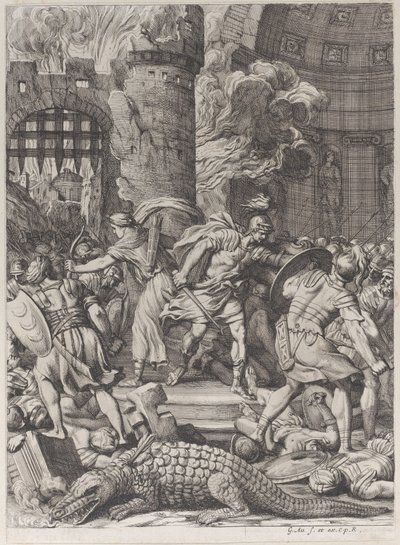Alexandria bevétele, 1672-78. alkotó: Gérard Audran