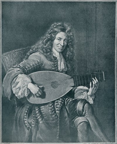 Charles Mouton, 1626-1710. Francia lantművész és lantzeneszerző, 1909 alkotó: Gérard Edelinck