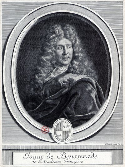 Isaac de Bensserade az Académie Françoise-tól alkotó: Gérard Edelinck