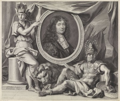 François-Michel Le Tellier portréja alkotó: Gérard Edelinck