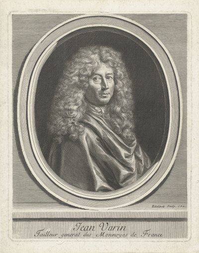Jean Varin portréja alkotó: Gérard Edelinck
