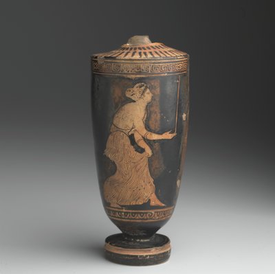 Tetőtér Lekythos (csúszómázas cserép) alkotó: Greek
