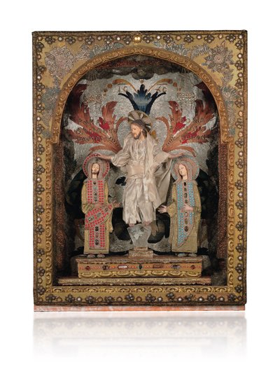 Krisztus hegyikristály talapzatán, mellette II. Romanos császár (938-963) és Eudoxia császárné (945-949) alkotó: Greek School