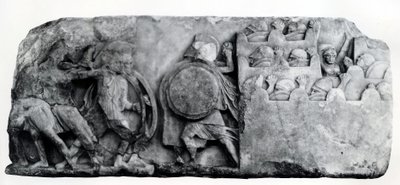 A Nereida frízének metszete Xanthusban, Kr.e. IV. században (dombormű) alkotó: Greek School
