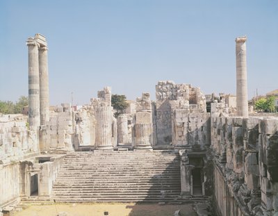 Apollón templomának nagy lépcsője, ie 336 körül alkotó: Greek School