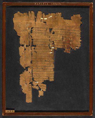 Papyrus Inv. Nr. 1532, „Héberek levél” (papirusz) alkotó: Greek School