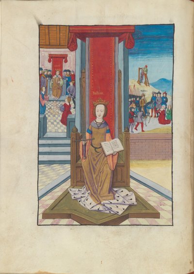 Igazságszolgáltatás Margaret Philosophica igazságszolgáltatása, 16. század. alkotó: Gregor, Reisch