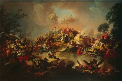 II. Katalin uralkodásának apoteózisa, 1767. alkotó: Gregorio Guglielmi