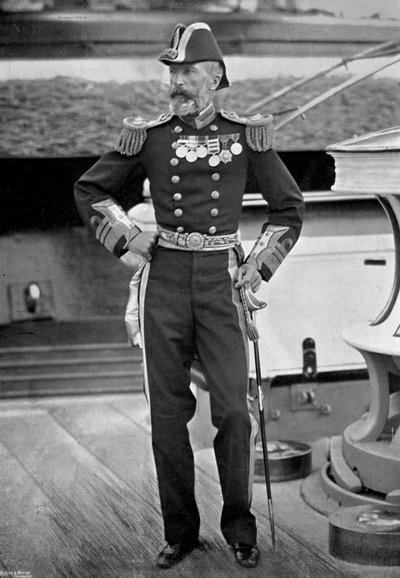 Sir Michael Culme-Seymour admirális, 1896 alkotó: Gregory and Co