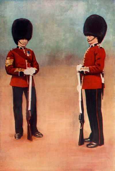 „Színes őrmester és közlegény, a skót gárda”, 1900. alkotó: Gregory and Co