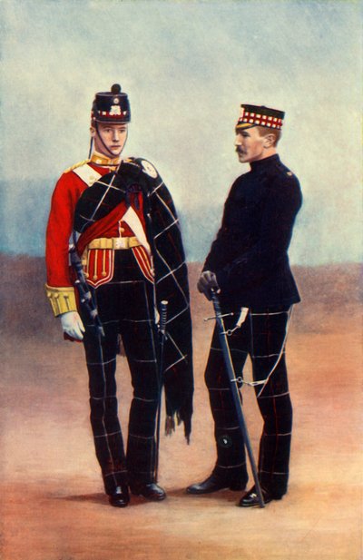 „A felvidéki könnyűgyalogság tisztjei”, 1901. alkotó: Gregory and Co