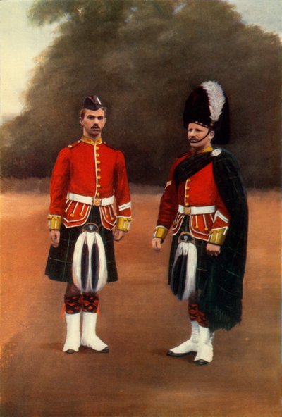 „A Gordon Highlanders közlegénye és tizedese”, 1900. alkotó: Gregory and Co