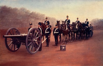 „Royal Field Artillery Action Front”, 1900. alkotó: Gregory and Co