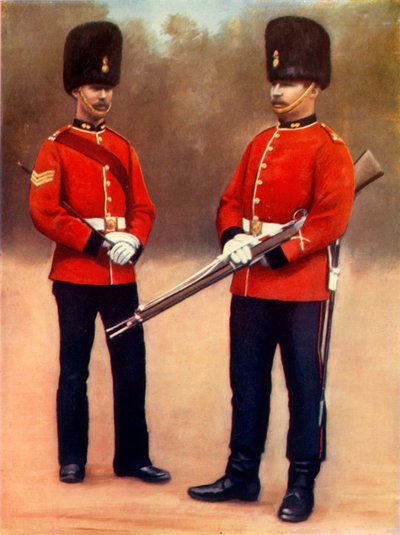 „A Dubin Fusiliers őrmestere és közlegénye”, 1900. alkotó: Gregory and Co