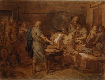 Kuzma Minin felhívása Dmitrij Pozharszkij herceghez, 1800-as évek alkotó: Grigori Ivanovich Ugryumov