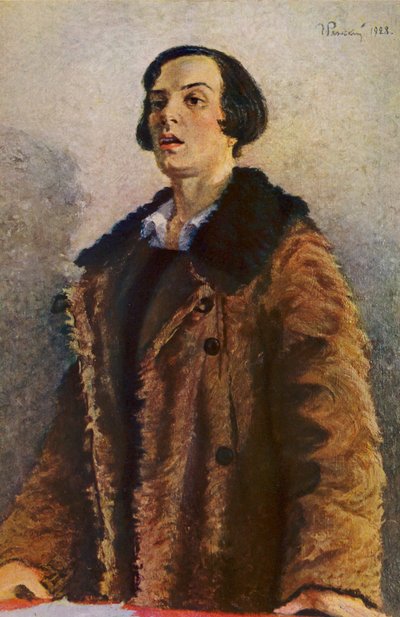 Az elnök asszony (színes litográfia) alkotó: Grigory Grigorievich Ryazhsky