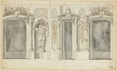 Fal vadászati mintákkal alkotó: Grinling Gibbons