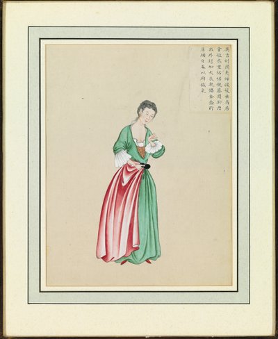 Külföldi portré, 1765 körül alkotó: Guanpeng Ding