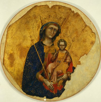 Madonna gyermekkel, Ridolfo Guariento vagy Guariento di Arpo (aktív 1338 és 1370 között) alkotó: Guariento di Arpo