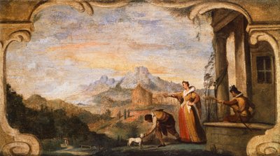 Ulysses visszatérése, Giovanni Francesco Barbieri, Guercino (1591-1666). alkotó: Guercino