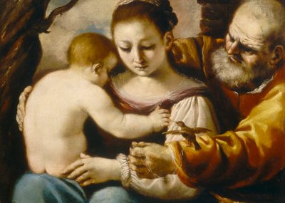 Szent Család alkotó: Guercino
