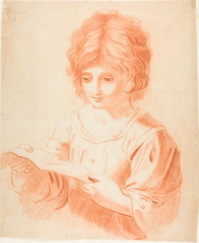 Olvasó fiú alkotó: Guercino