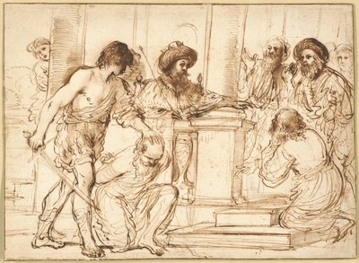 Damon és Pythias alkotó: Guercino