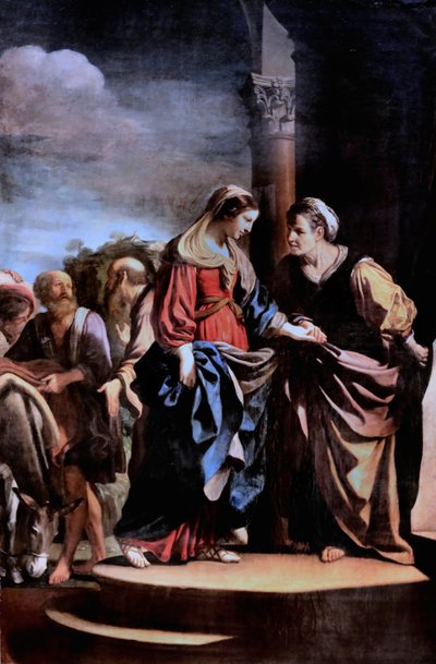 Guercino - La Visitation. A látogatás, 1632 alkotó: Guercino