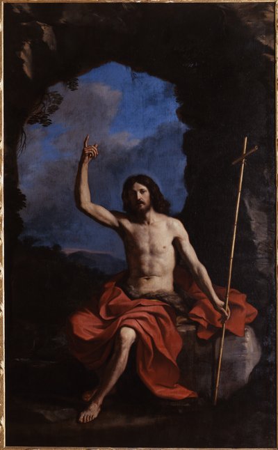 Guercino, Keresztelő Szent János a sivatagban, 1650 alkotó: Guercino