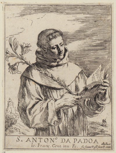 Páduai Szent Antal alkotó: Guercino
