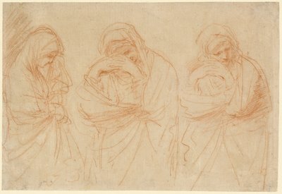 Madonna gyász: Tanulmányok Krisztus síremlékéhez alkotó: Guercino