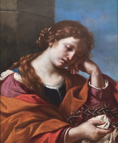 Mária Magdolna a töviskoronával, 1632. alkotó: Guercino