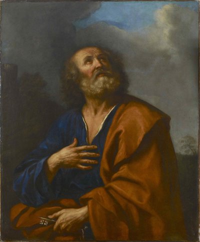 Péter apostol. alkotó: Guercino
