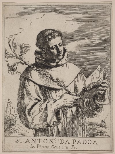 Páduai Szent Antal alkotó: Guercino