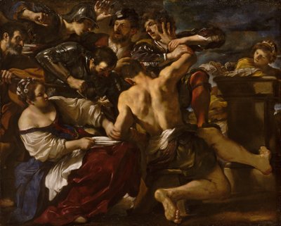 Sámsont a filiszteusok elfogták, 1619. alkotó: Guercino