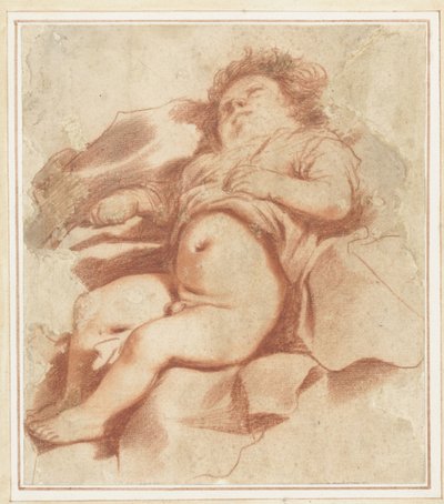 Tanulmány egy alvó gyermekről alkotó: Guercino