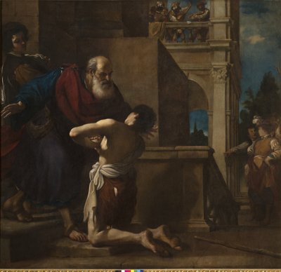 A tékozló fiú visszatérése, 1617 alkotó: Guercino