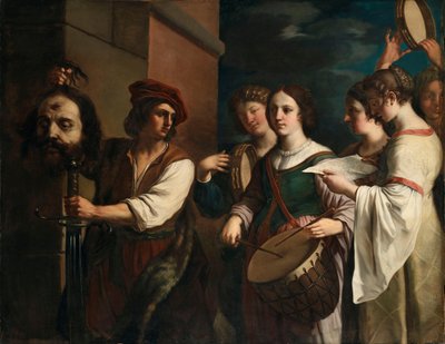 Dávid diadala alkotó: Guercino
