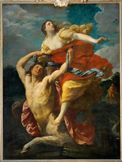 Dejanire enlevee par le centaur Nessus - Dejaneira raped by the centaur Nessus ... alkotó: Guido (follower of) Reni