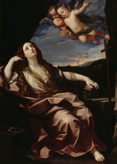 Szent Mária Magdolna (olaj, vászon) alkotó: Guido (follower of) Reni