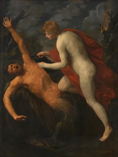 Apollón megkínozza Marsziaszt alkotó: Guido Reni