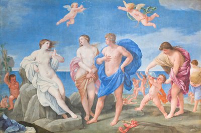 Ariadne és Bacchus (olaj, vászon) alkotó: Guido Reni
