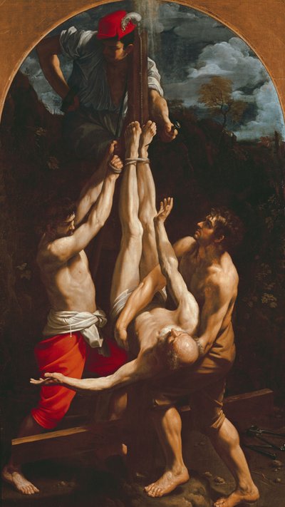 Szent Péter keresztre feszítése alkotó: Guido Reni