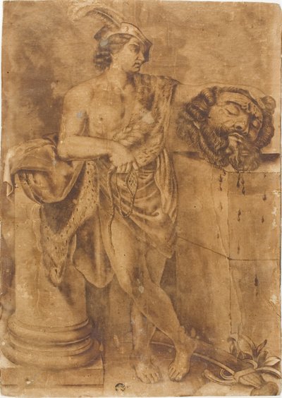 Dávid Góliát fejével alkotó: Guido Reni