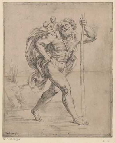 Szent Kristóf alkotó: Guido Reni