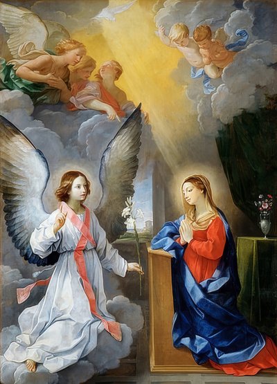 Az Annunciáció alkotó: Guido Reni