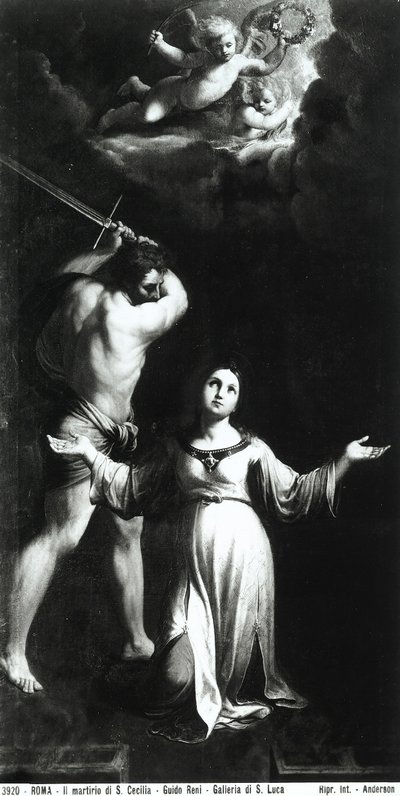 Szent Cecília mártírhalála, 1603 körül alkotó: Guido Reni