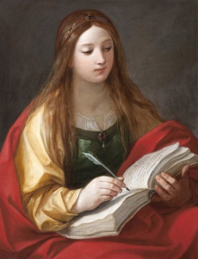 Sibylle – Sibyl par Reni, Guido (1575-1642). Olaj, vászon,, Strada Nuova Múzeumok, Genova alkotó: Guido Reni