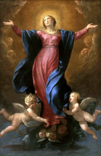 Boldogságos Szűz Mária mennybemenetele, 1637. alkotó: Guido Reni